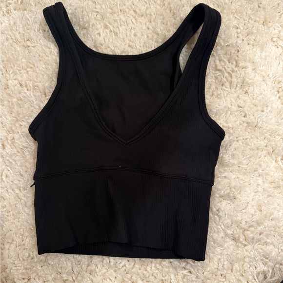 lululemon athletica Tops - Black Ribbed Tank Top